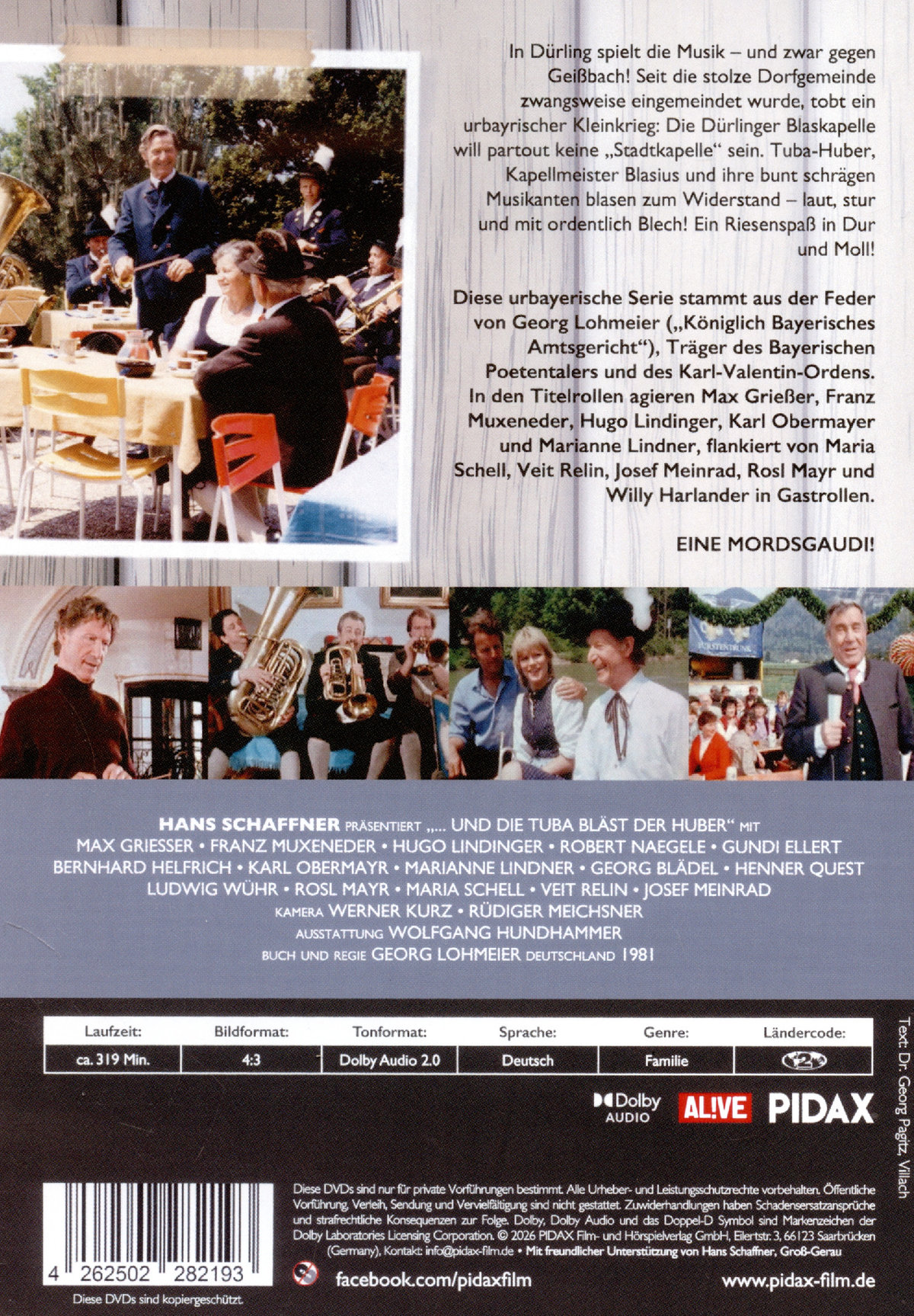 Und die Tuba bläst der Huber, Staffel 1 / Die ersten 13 Folgen der Kultserie von Georg Lohmeier („Königlich Bayerisches Amtsgericht“) (Pidax Serien-Klassiker) [2 DVDs]  (DVD)