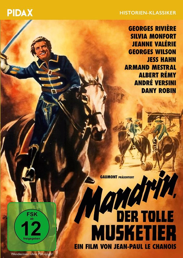 Mandrin, der tolle Musketier / Abenteuerfilm von Jean-Paul Le Chanois („Die Elenden“) (Pidax Film-Klassiker)  (DVD)
