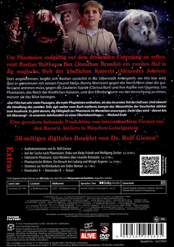 Die unendliche Geschichte II - Auf der Suche nach Phantásien  (DVD)