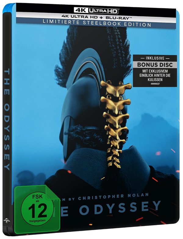 Die Odyssee - Uncut Steelbook Edition  (4K Ultra HD+blu-ray)