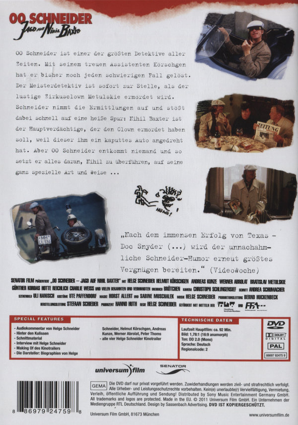 00 Schneider - Jagd auf Nihil Baxter  (DVD)
