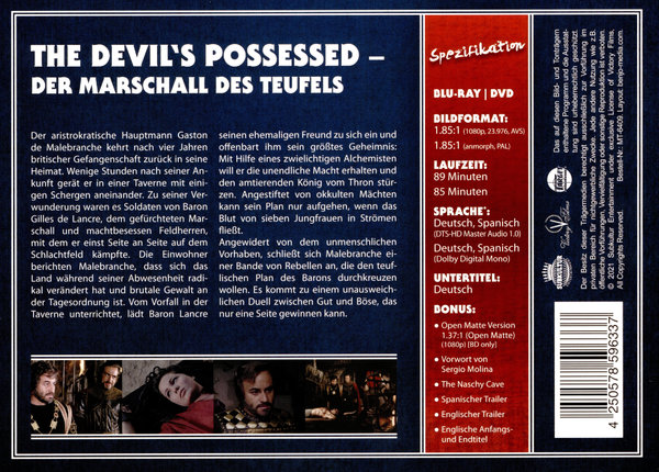 Devils Possessed, The - Paul Naschy - Legacy of a Wolfman No. 10 (DVD+blu-ray)