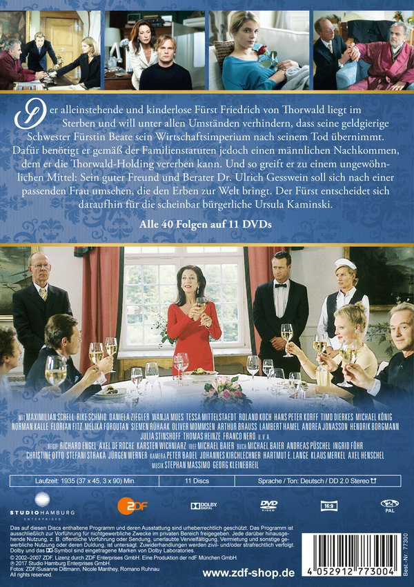 Der Fürst und das Mädchen - Die komplette Serie mit den Staffeln 1-3  [11 DVDs]  (DVD)