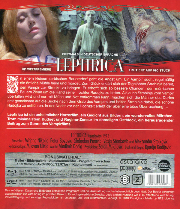 Leptirica - Limited Edition (DVD+blu-ray)