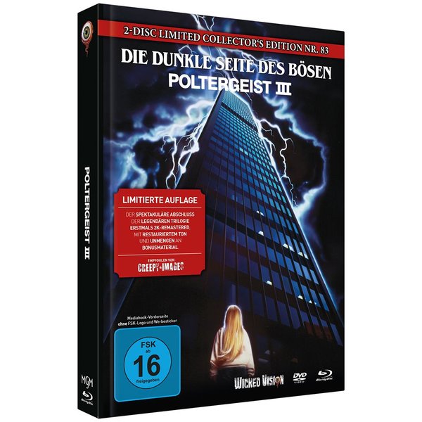 Poltergeist 3 - Die dunkle Seite des Bösen - Uncut Mediabook Edition  (DVD+blu-ray) (C)