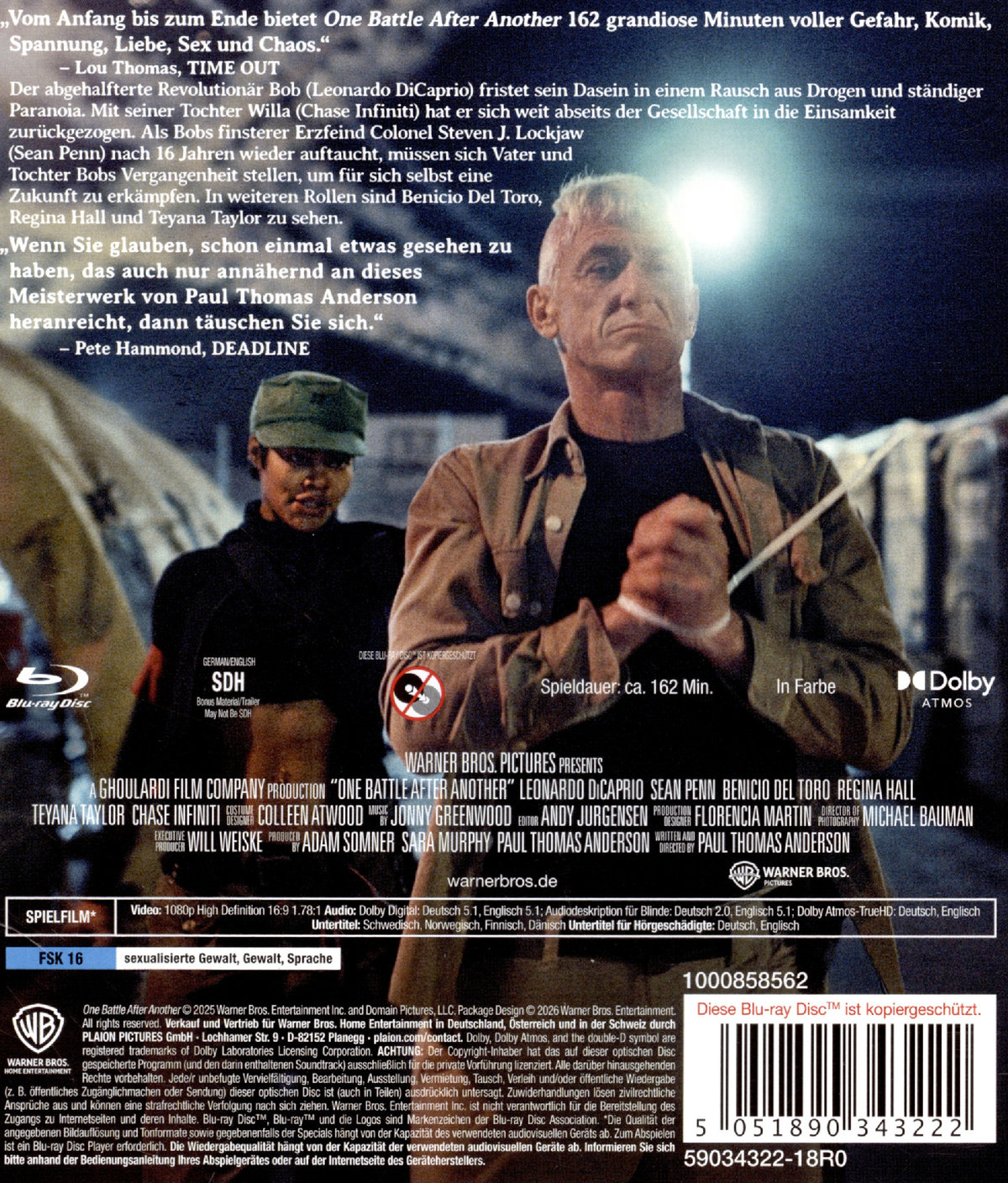 One Battle After Another  (Blu-ray Disc)