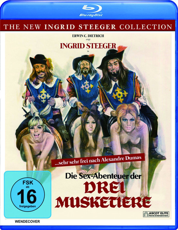 Sex-Abenteuer der drei Musketiere, Die (blu-ray)