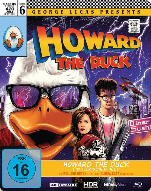 Howard the Duck - Ein tierischer Held - Limited Steelbook Edition  (4K-Ultra HD+Blu-ray)