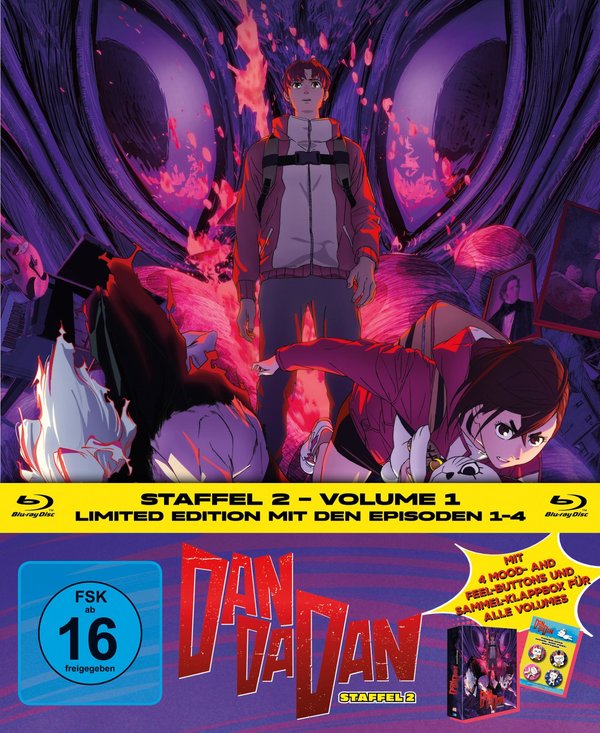DAN DA DAN - Staffel 2, Volume 1 LTD. - Mit Button-Set und Sammelklappbox für alle Volumes  (Blu-ray Disc)