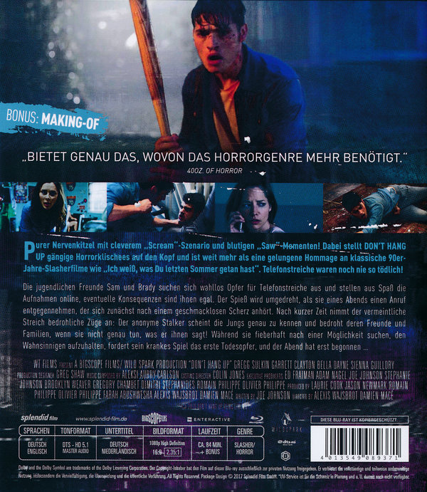 Don't Hang Up (blu-ray)