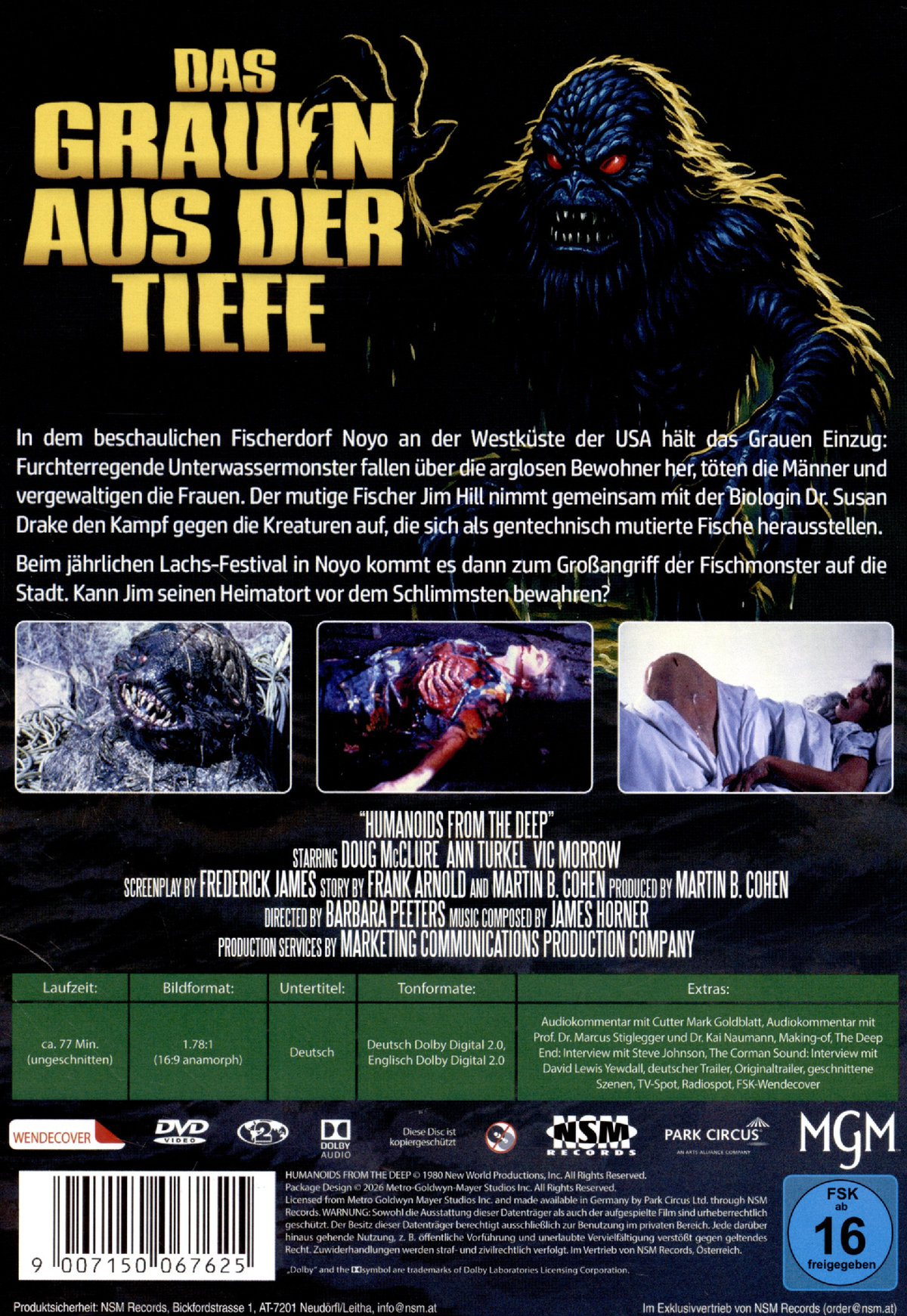 Das Grauen aus der Tiefe (uncut)  (DVD)