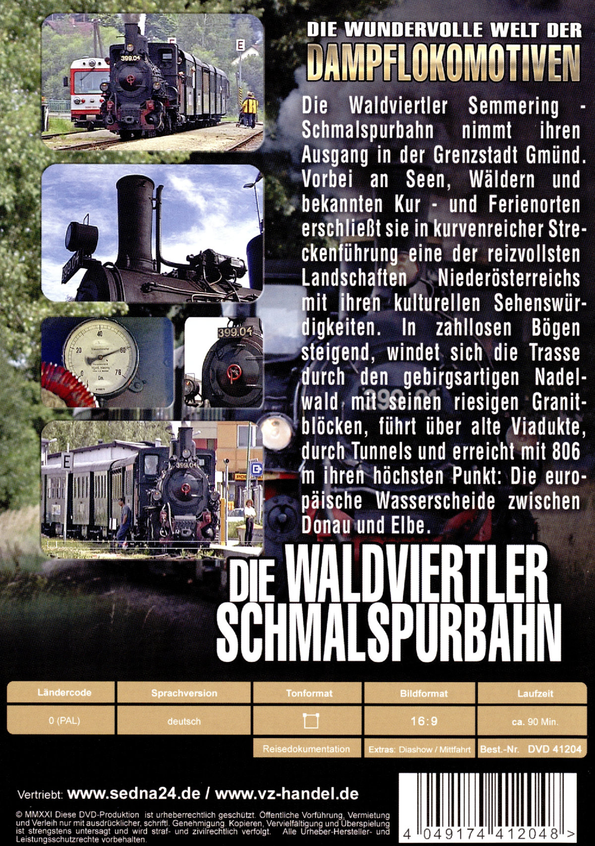 Die Waldviertler Schmalspurbahn - Von Gmünd über den kleinen Semmering nach Groß-Gerungs  (DVD)