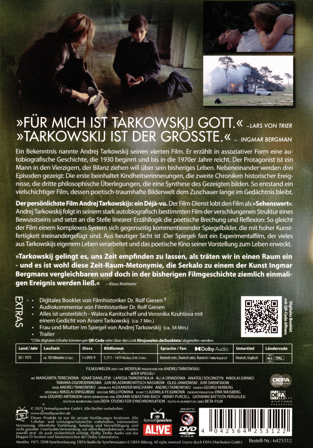 Der Spiegel – Special Restored Edition (DEFA Filmjuwelen)  (DVD)