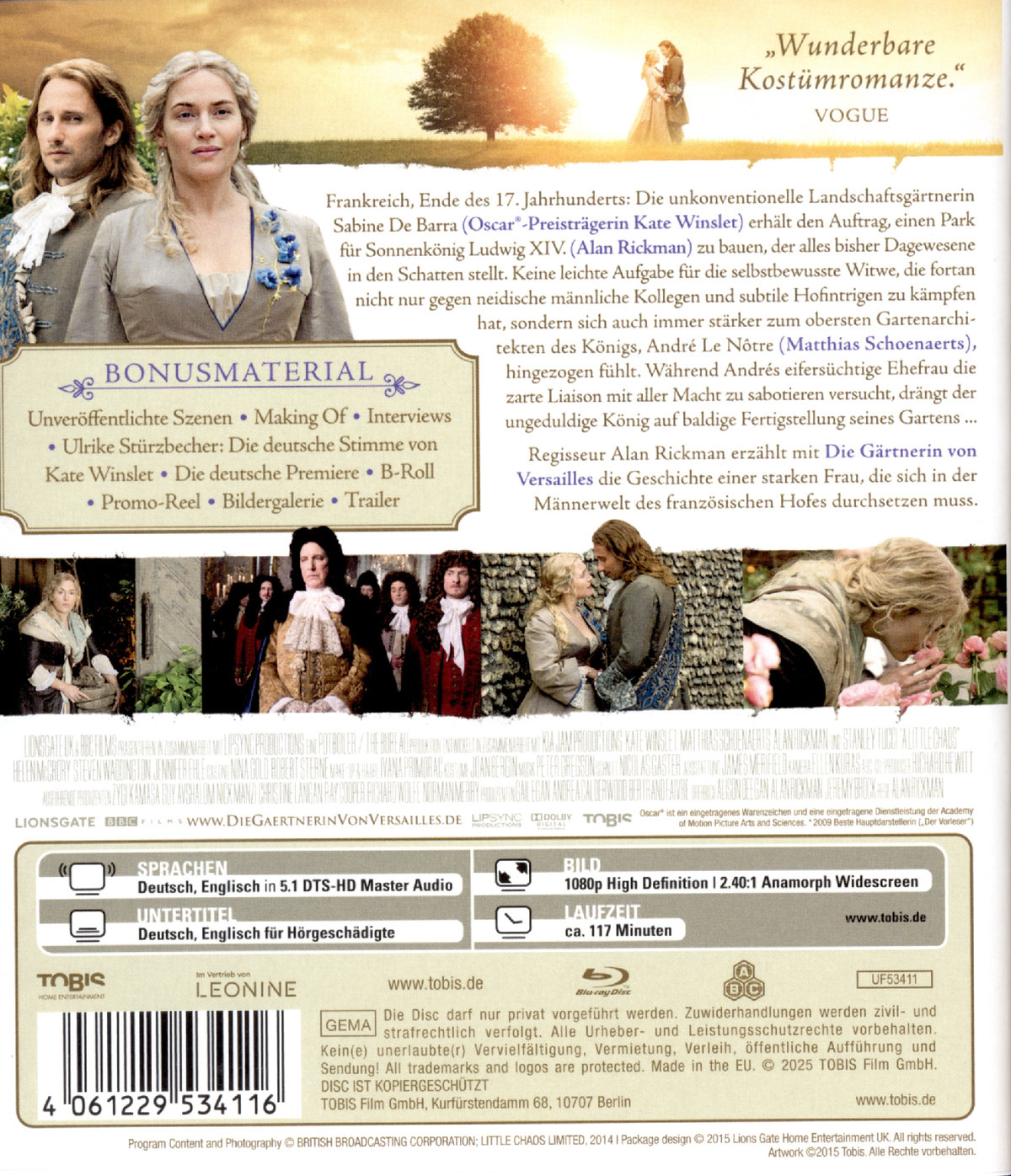 Die Gärtnerin von Versailles  (Blu-ray Disc)