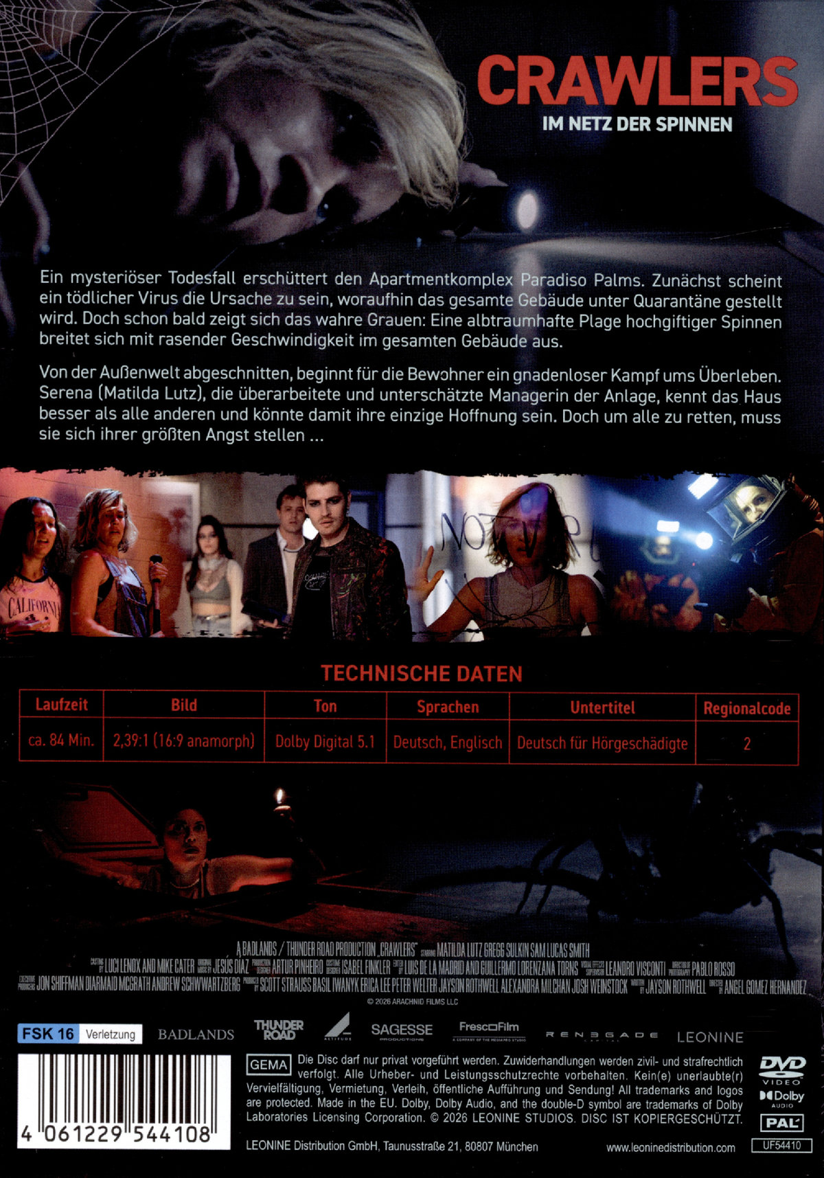 Crawlers - Im Netz der Spinnen  (DVD)