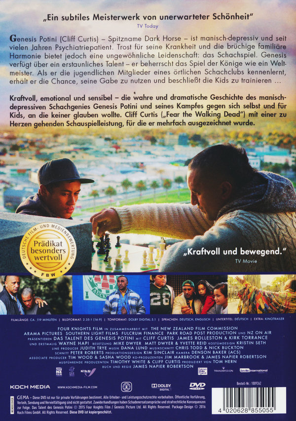 Das Talent des Genesis Potini  (DVD)