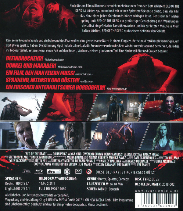 Bed of the Dead (blu-ray)