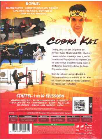 Cobra Kai - Staffel 1 - Limited Mediabook Edition (DVD+blu-ray) (A - Original)