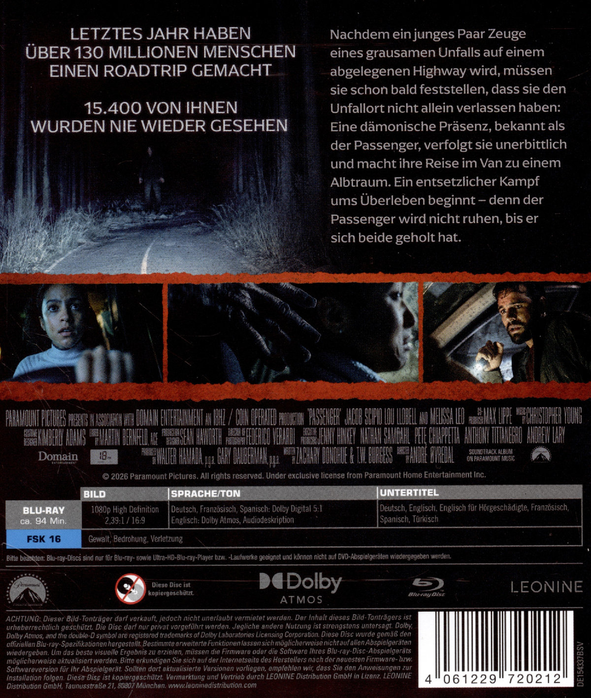 Passenger  (Blu-ray Disc)