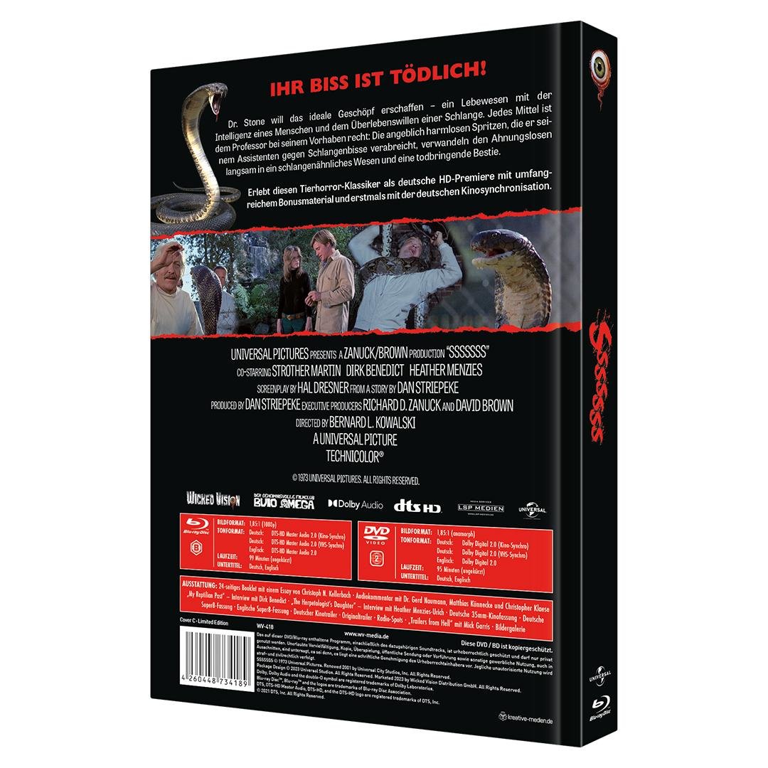 Sssssnake Kobra - Uncut Mediabook Edition  (DVD+blu-ray) (C)
