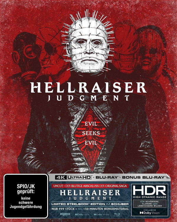 Hellraiser: Judgment - Uncut Steelbook Edition  (4K Ultra HD+blu-ray) (B)