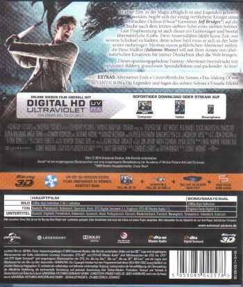 Seventh Son 3D (3D blu-ray)