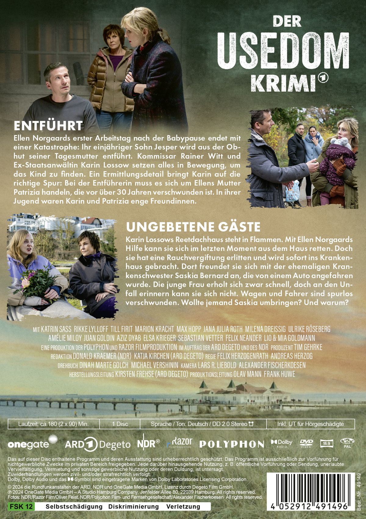 Der Usedom-Krimi: Entführt / Ungebetene Gäste  (DVD)
