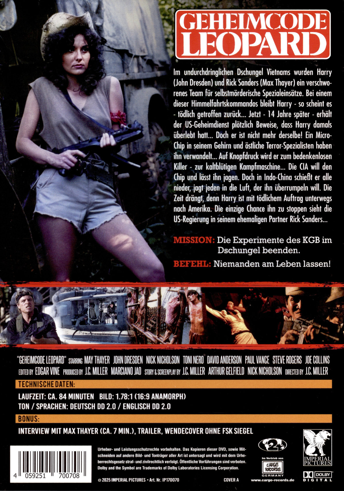 GEHEIMCODE LEOPARD - COVER A  (DVD)