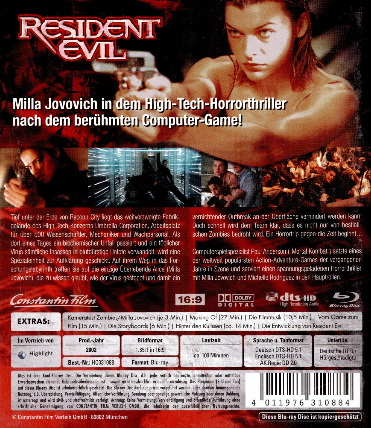 Resident Evil (blu-ray)
