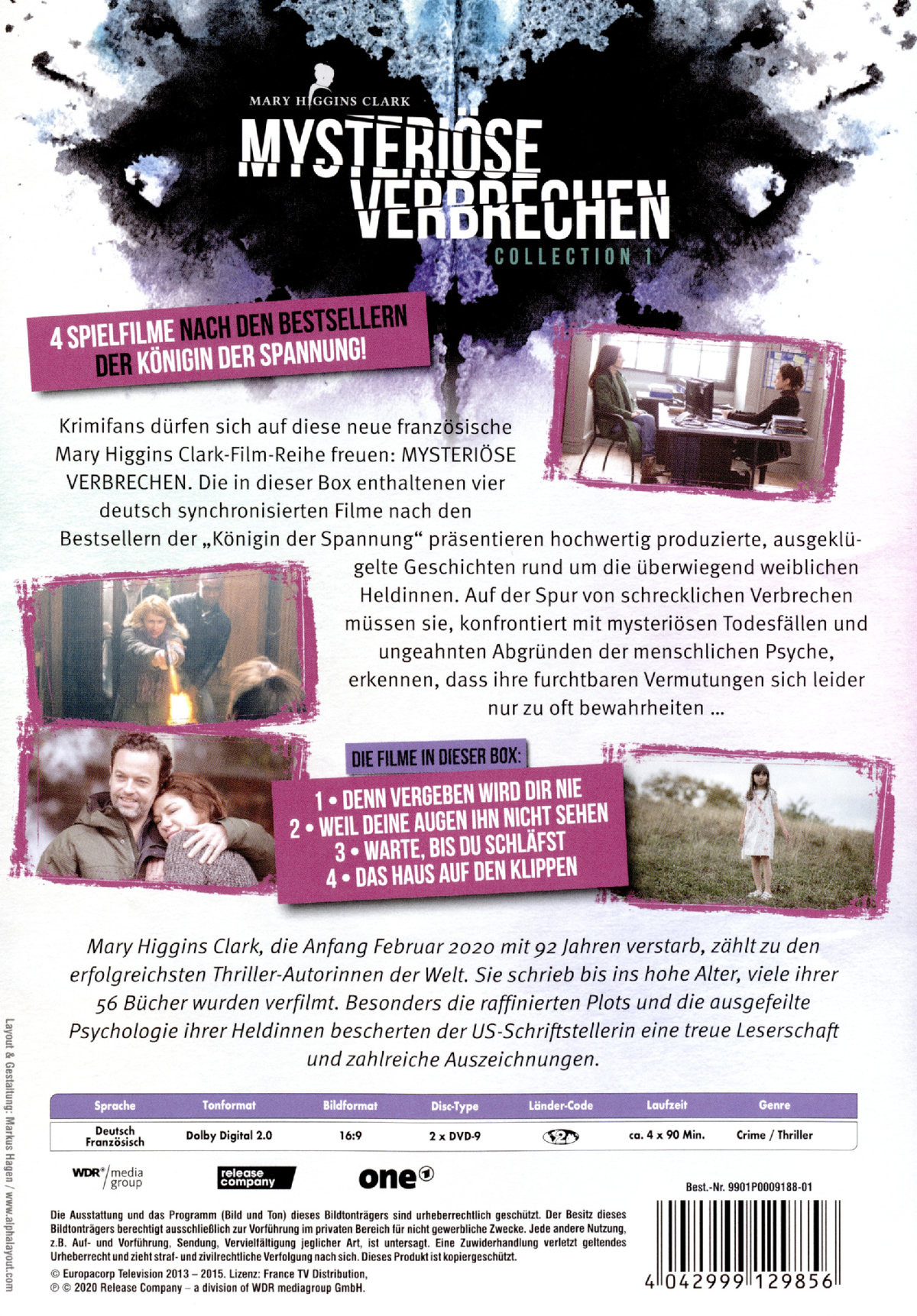 Mary Higgins Clark – Mysteriöse Verbrechen – Collection 1