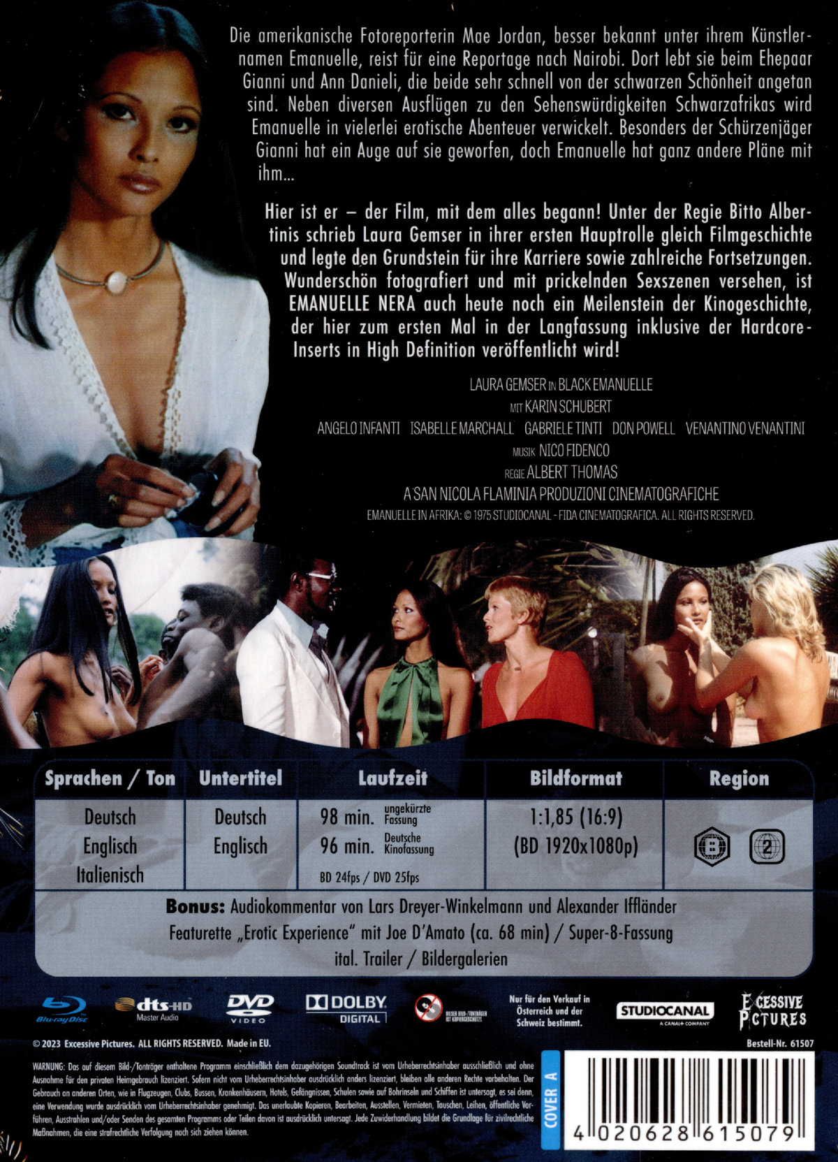 Black Emanuelle - Uncut Mediabook Edition (DVD+blu-ray) (A)