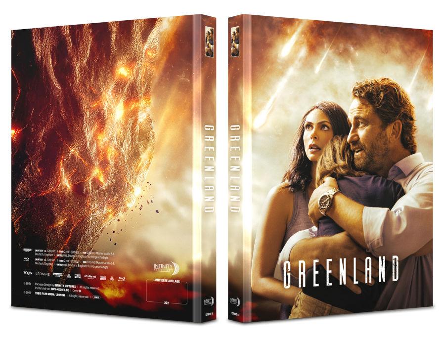 Greenland - Uncut Mediabook Edition  (4K Ultra HD+blu-ray) (B)