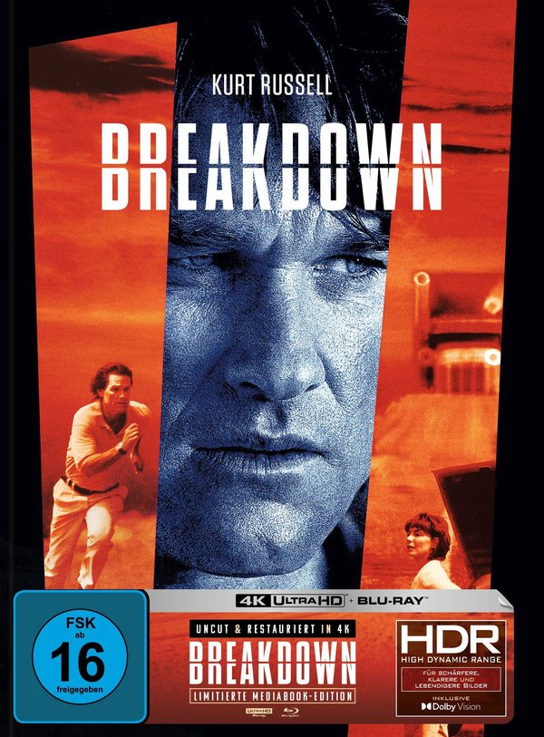 Breakdown - Uncut Mediabook Edition  (4K Ultra HD+blu-ray)