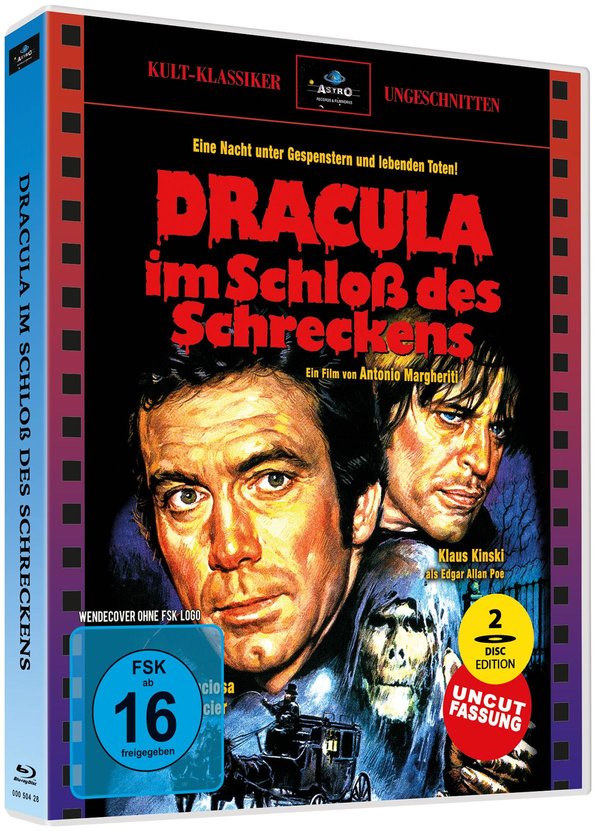 Dracula im Schloß des Schreckens - 2 Blu-rays (Langfassung + Kinofassung) - Astro Design (limitiert auf 500 Stück in Full Sleeve Scanavo-Box)  [2 BRs]  (Blu-ray Disc)
