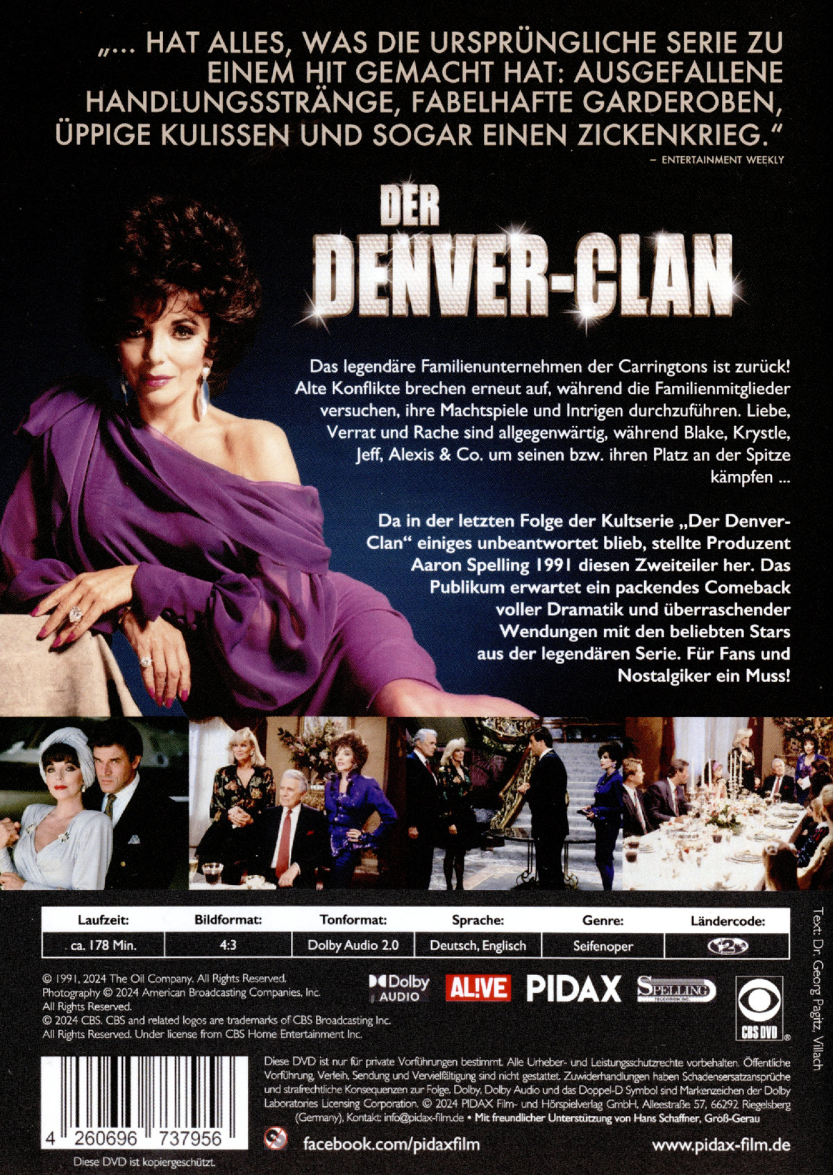 Der Denver Clan - Die Entscheidung (Dynasty: The Reunion) / Das große 2-teilige Finale der Kultserie (Pidax Serien-Klassiker)  (DVD)