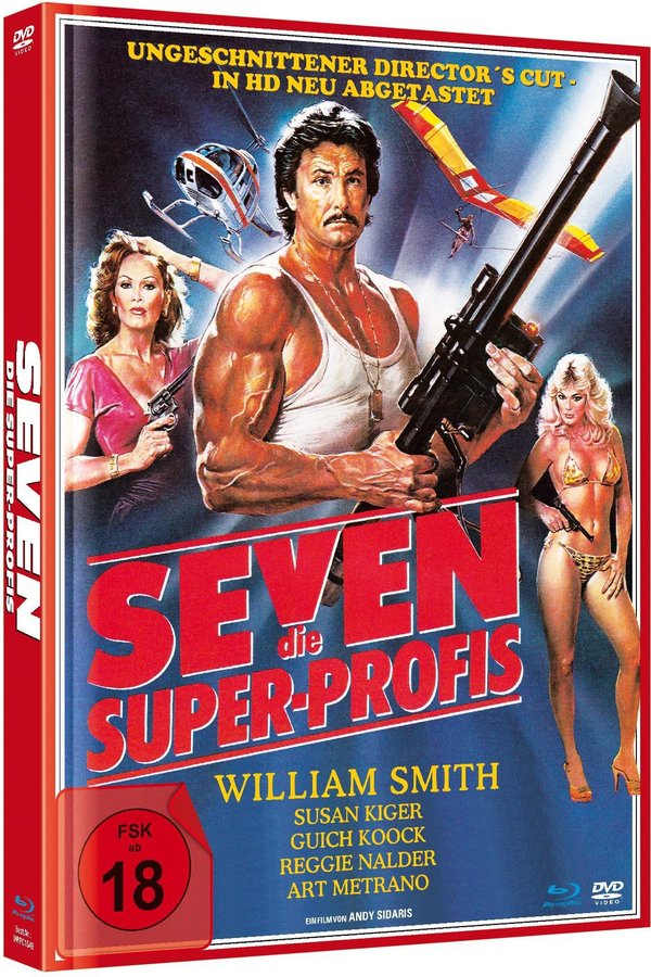 Seven - Die Super-Profis - Uncut Mediabook Edition (DVD+blu-ray)