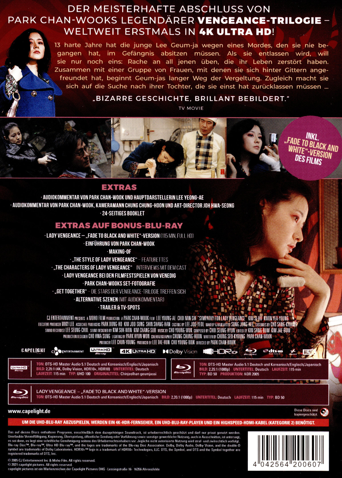 Lady Vengeance - Uncut Mediabook Edition (4K Ultra HD+blu-ray)