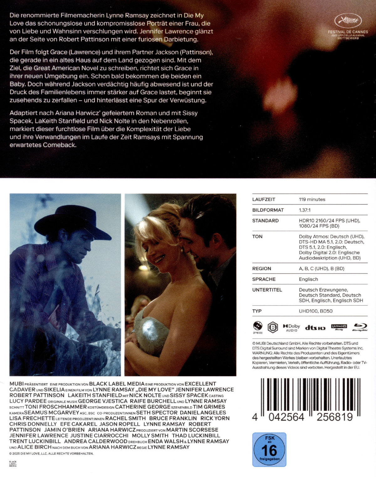 Die My Love  (4K Ultra HD) + (Blu-ray)