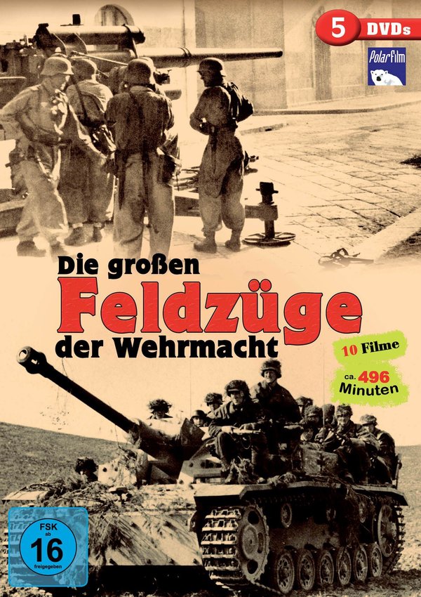 Die großen Feldzüge der Wehrmacht - DVD Box  [5 DVDs]  (DVD)