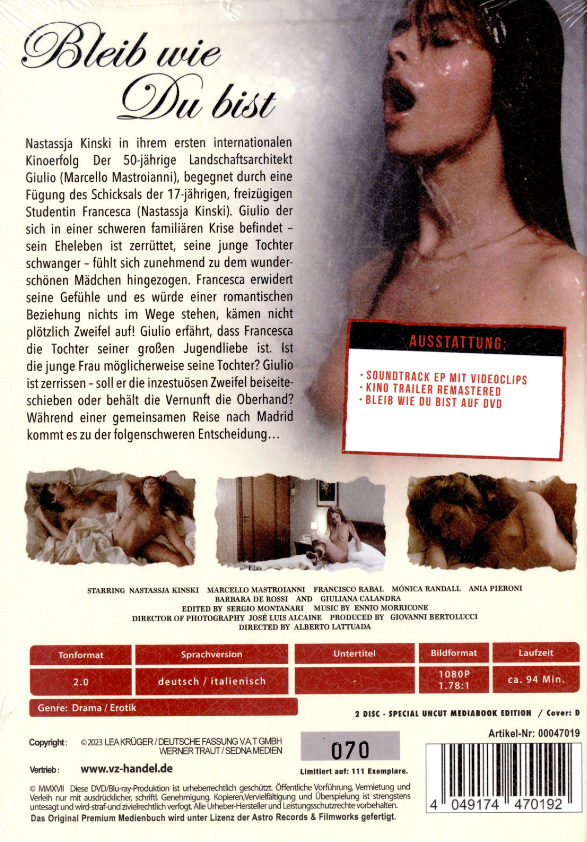 Bleib wie du bist - Cosi come sei - Uncut Mediabook Edition (DVD+blu-ray) (D)