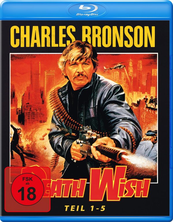 Death Wish 1-5 - Gekürzte Fassung  [5 BRs]  (Blu-ray Disc)