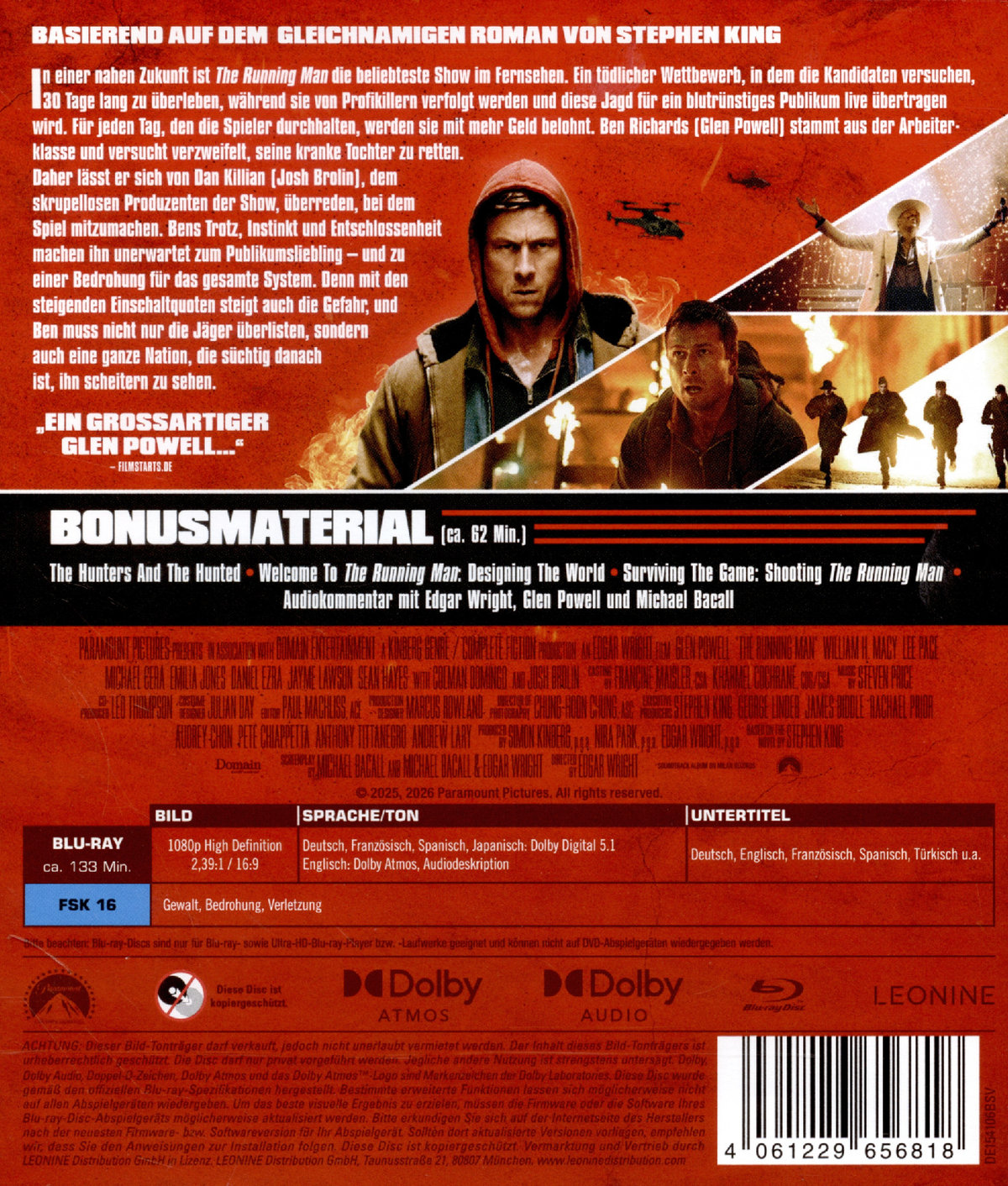The Running Man  (Blu-ray Disc)