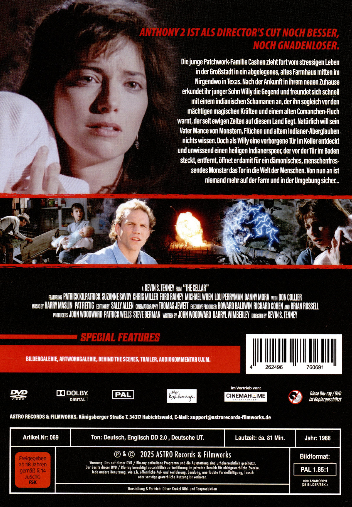Anthony II - Die Bestie kehrt zurück - Uncut - Director's Cut  (DVD)