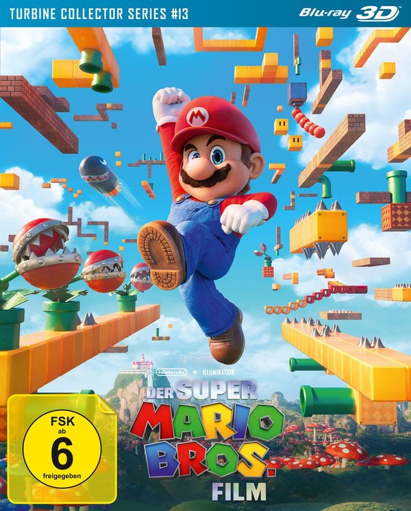 Der Super Mario Bros. Film (The Super Mario Bros. Movie) - 3D - Turbine Collector Series #13  (Blu-ray 3D)