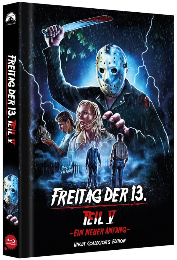 Freitag der 13. - Teil 5 - Ein neuer Anfang - Uncut Mediabook Edition (blu-ray) (D)