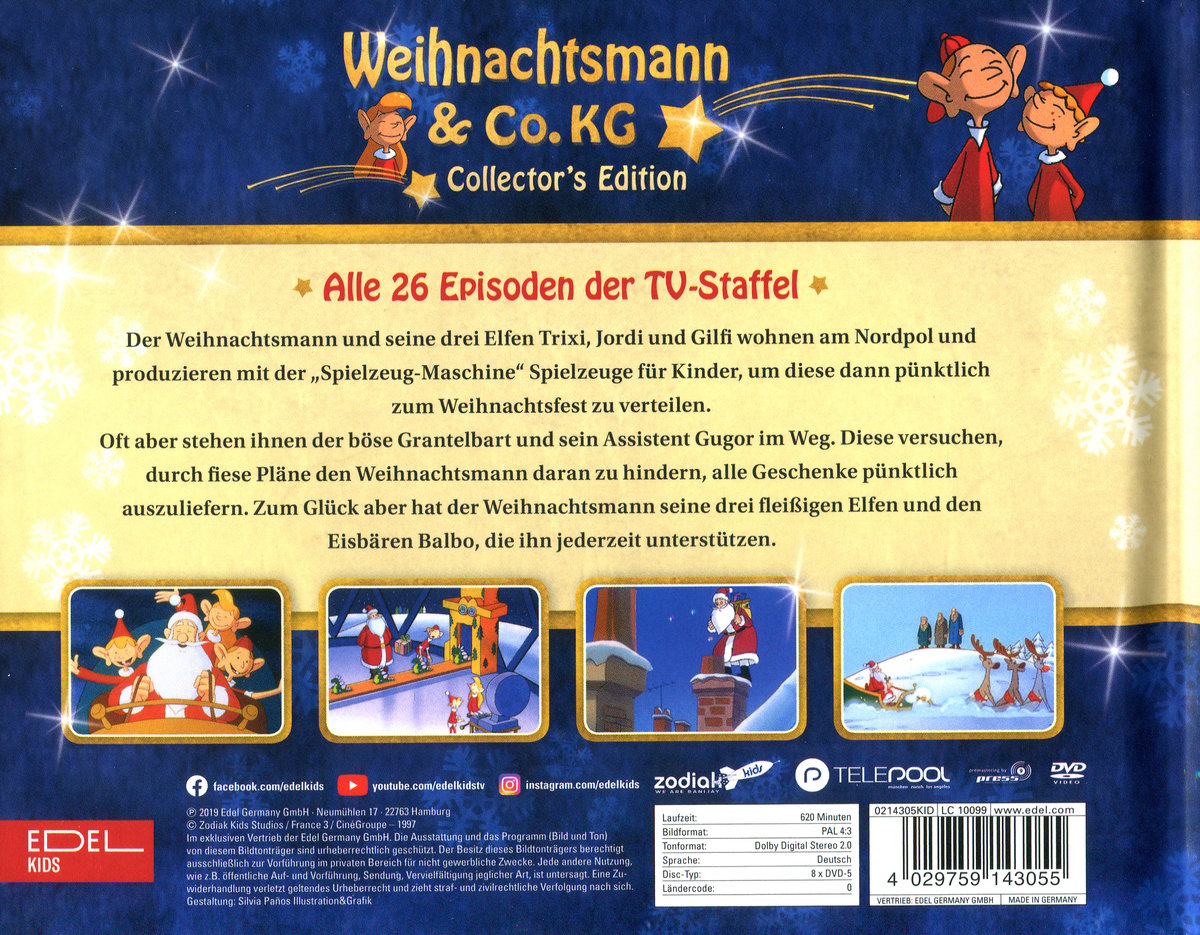 Weihnachtsmann & Co.KG - TV-Serie - Collector's Edition  [8 DVDs]  (DVD)