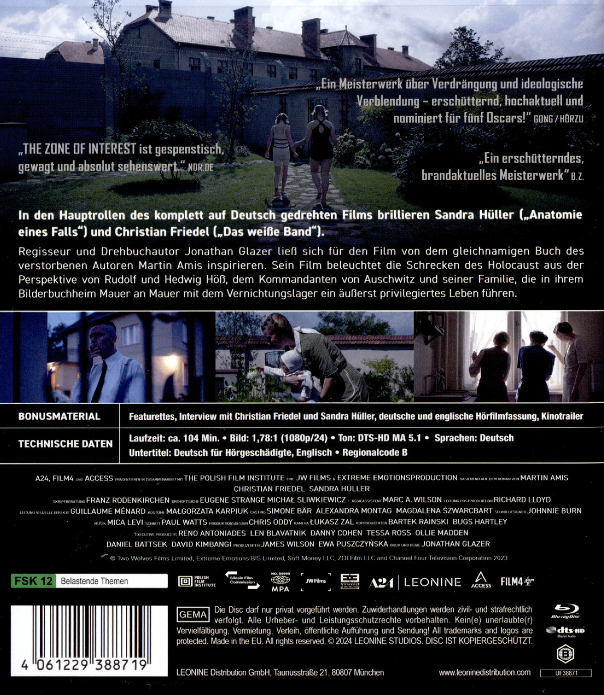 The Zone of Interest  (blu-ray)
