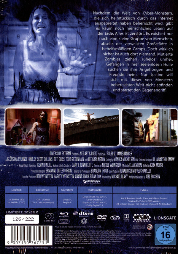 Pulse 2 - Afterlife - Uncut Mediabook Edition  (DVD+blu-ray) (C) Pulse 2 - Afterlife - Uncut Mediabook Edition  (DVD+blu-ray) (C)