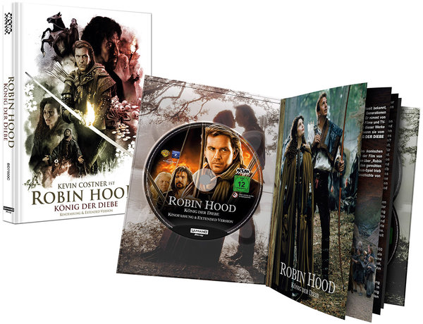 Robin Hood - König der Diebe - Limited Mediabook Edition (4K Ultra HD+blu-ray) (C)