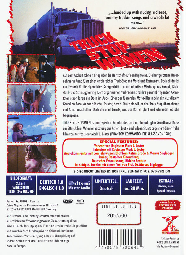 Truck Stop Women - Uncut Mediabook Edition (DVD+blu-ray) (A)